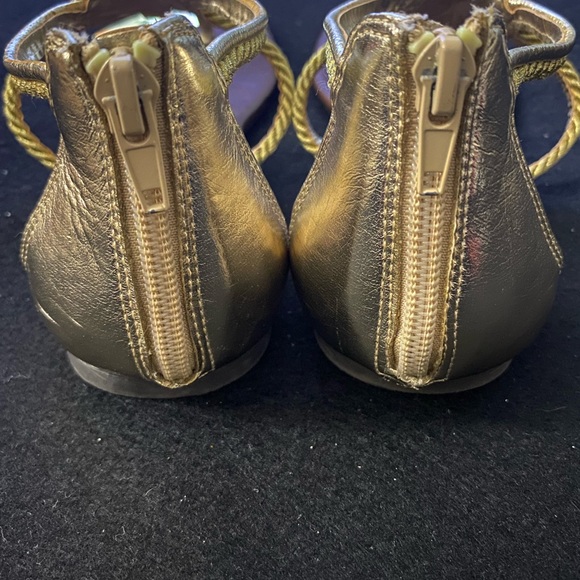 Dolce Vita Gold and Silver Sandals - Picture 4 of 9